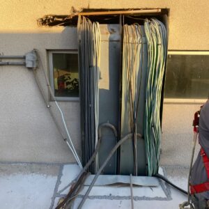 reparación escalerilla para cableado
